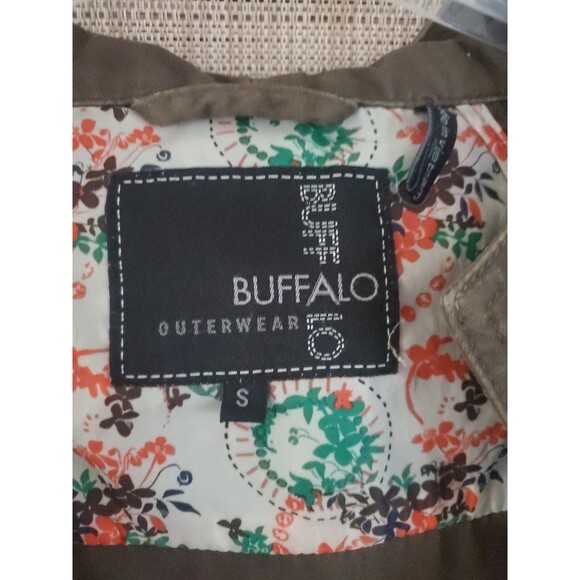 Utility Military Gorpcore Basic Army Green Jacket | Buffalo Outerwear Small - Picture 8 of 9